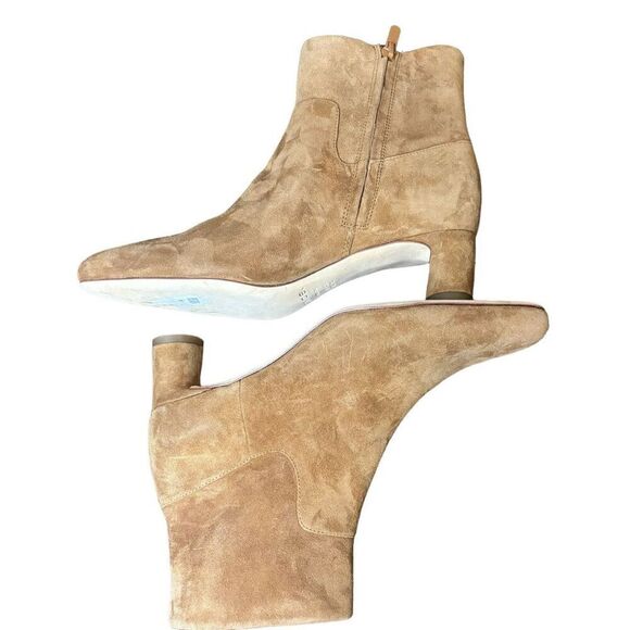 Vince Hilda Suede Ankle Boot in Light Fawn NWOB Size 10 - Picture 6 of 8